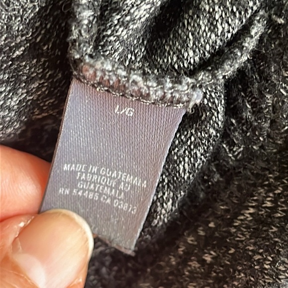 Aerie Cozy Charcoal Gray Long Sleeve Romper - Picture 8 of 14